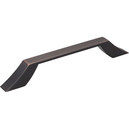 Jeffrey Alexander 128 mm Center-to-Center Brushed Oil Rubbed Bronze Square Royce Cabinet Pull 798-128DBAC